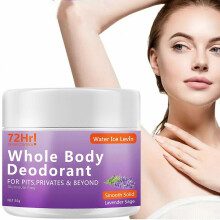 (2pcs) Women's 72-Hour Invisible Cream Deodorant, All-Day Odor Control for Men & Women