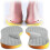 (Grey, Size 35 36) Orthotic Insoles for Supination Correction & Support - 1 Pair 1
