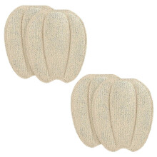 (Apricot, 2 Pairs) Coussinets de languette respirants pour chaussures larges et soutien du talon