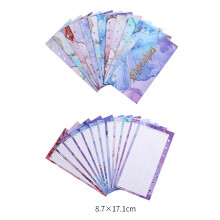 A6-Budgetblatt, Budgeteinlage, Spesenverfolgungspapier für 6-Ring-Ordner, 12er-Pack MultiColor