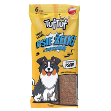 Tuf Tuf | Hundesyltetøj - Strimler med svinekød 6 stk.