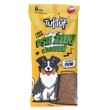 Tuf Tuf | Hundesyltetøj - Strimler med fjerkræ 6 stk.