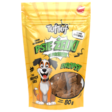 TUF TUF Dog gummies - poultry drops - dog treat - 80g