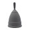 (Small Gray Code) Menstrual Cup Soft Flexible Reusable Period Cup Easy Clean Tampon Alternative 1