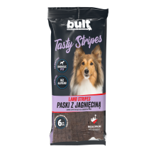 BULT Tasty stripes Lamb - dog treat - 6 pcs