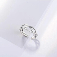 925 Sterling Silver Ring for Women, Adjustable Solid Vintage Silver Thumb Ring, Unisex Resizable Celtic Knot Open Finger Ring, Silver Knuckle Toe Ring