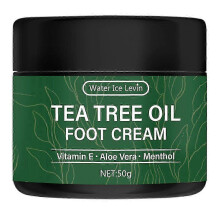 (2PCS) Tea Tree Oil fotkrem for sprukne hæler og tørr hud - Mykgjør hard hud, hender, albuer, negler, knær - Fuktighetsgivende lindring