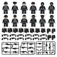 Swat Police Building Blocks Humanoid Mini Figure Toys Boys Gift