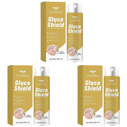 (3pcs) Gluco-Shield Bee Venom Wound Spray, Extended Protection for Long Office Hours