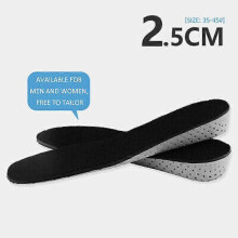 (Full pads, 3.5cm) 2/3/4cm Washable Unisex Heel Lift Insoles, Shoe Height Increase Pads