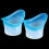 (A) 2Pcs Soft Silicone Ergonomic Eyewash Cups for Sensitive Eyes 1