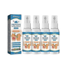 (4PCS) 1-5x Natural Herbal Private Antibacterial Itch Spray, Instant Cooling Soothing for Women & Men