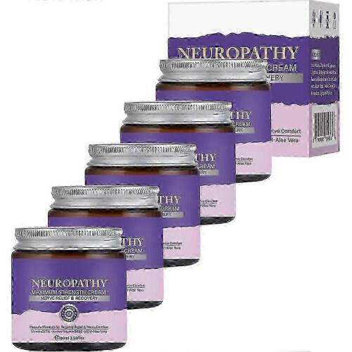 (5pcs) Advanced Formula Maximum Strength Neuropathy Relief Cream for Foot Nerve Pain