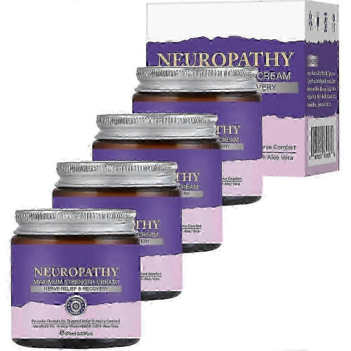 (4pcs) Advanced Formula Maximum Strength Neuropathy Relief Cream for Foot Nerve Pain
