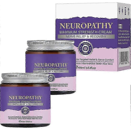 (2pcs) Advanced Formula Maximum Strength Neuropathy Relief Cream for Foot Nerve Pain