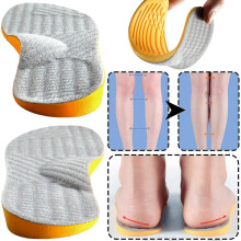 (32-34) Semelles orthopédiques correctrices O/X pour femmes et hommes, semelles confortables absorbant la transpiration