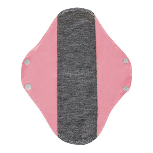 (Pink) Tøybind for fødsel og menstruasjon – Vanntett bakside