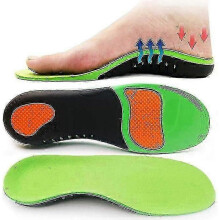 (44  47) Plantar Fasciitis Insoles - Full Length Orthotic Inserts for Heel Pain & Arch Support_green