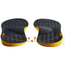 (Black, Size 39 40) Corrective Insoles for Men Women - Over Supination Orthotic Inserts for Foot Alignment