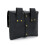Adjustable Waist Belt Bag PU Leather Costume Accessory-Black 5