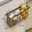 Durable Steel Hanging Shelf For Kitchen Organization-L White 6