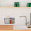 Durable Steel Hanging Shelf For Kitchen Organization-L White 7