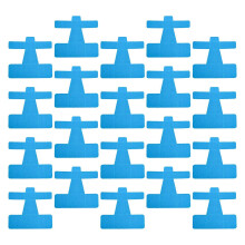 (Blue) 20pcs Blue Cotton Toe Support Patches For Hallux Valgus Relief, Soft Discreet Corrector Tape