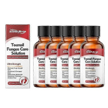 (5) 1-3x Extra Strength Toenail Fungus & Athlete's Foot Treatment, Nail Repair for Thick, Discolored, Damaged Toes, 30ml