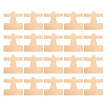 (color) 20pcs Blue Cotton Toe Support Patches For Hallux Valgus Relief, Soft Discreet Corrector Tape
