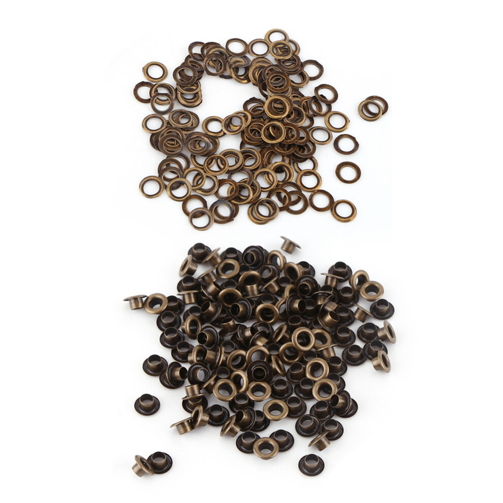 100Pcs Brass Eyelets 5Mm For Shoelaces Belts 7444352869619