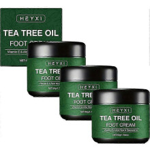 (3pcs) 1-3x Tea Tree Oil Foot Cream with Vitamin E, Aloe & Peppermint - Moisturizing Dry Foot Care