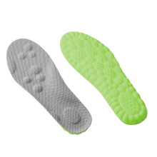 (Green, 41-42) 4D Cloud Comfort Insoles – Arch Support & Shock Absorption for Sports and Work Boots