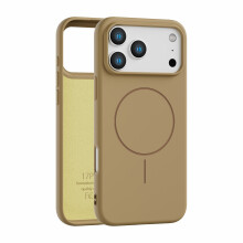 Magnetic Case For iPhone 17 Pro- Slimline Low Profile Shockproof Phone Case Beige