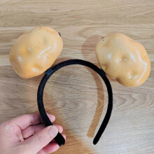 (Double headed red pe) Fun Unique Resin Headband With Realistic Fruit And Vegetable Designs For Birthdays And Festival Celebration Gathering
