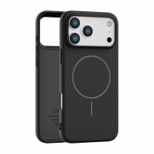 Magnetic Case For iPhone 17 Pro Max- Slimline Low Profile Shockproof Phone Case Black