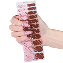 1Pair No Bake Gels Nail Stickers With Waterproof-BSA0332