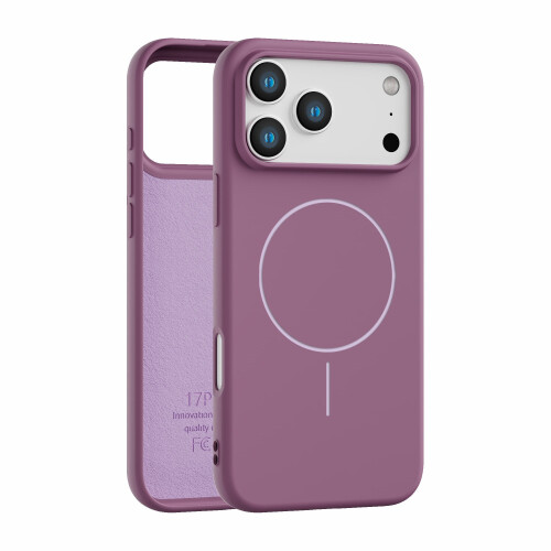 Magnetic Case For iPhone 17 Pro Max- Slimline Low Profile Shockproof Phone Case Purple