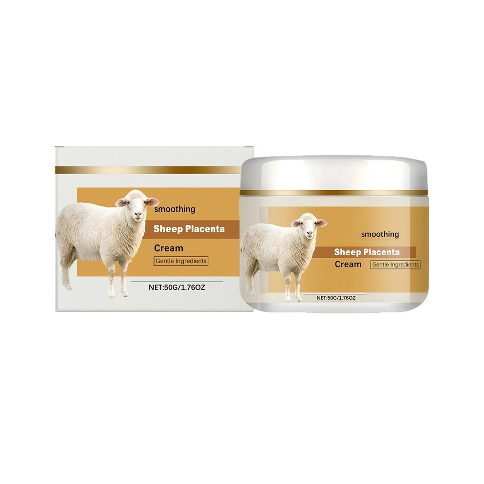 Yeepano Cream Sheep Placenta Moisturizing Mild Formula For Daily Care Of Facial Skin Hydrating, Delicate, Moisturizing And Brightening