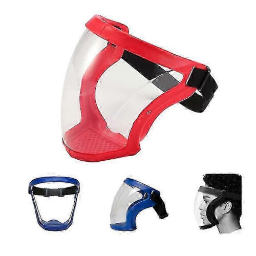 Full Face Protective Shield Visor Hd Transparent Full Face Mask Clear Spray Splash Proof Breathable Cover