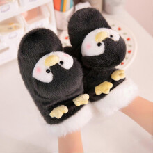 Plush Capybara Gloves,Winter Gloves Capybara Plush Gloves | Cold Weather Gloves, Windproof Cycling Gloves, Penguin Gloves for Driving Biking Running