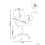 Beliani Desk Chair MORAGA Velvet Light Blue 3