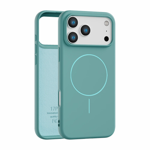 Magnetic Case For iPhone 17 Pro Max- Slimline Low Profile Shockproof Phone Case Green