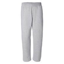 (L, Sport Grey) Gildan Mens Heavy Blend Open Bottom Sweatpant / Jogging Pants