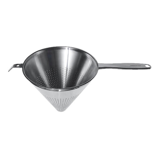 Stainless Steel Cone Sieves With Ergonomic Handle For Easy-20CM 1