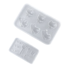 Quick Clean Silicone Cats Shaped Mould For Crafting And Dessert