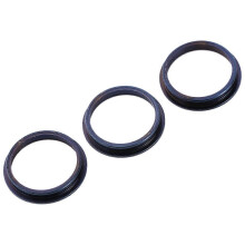 (Green) 3 PCS Rear Camera Glass Lens Metal Protector Hoop Ring for iPhone 11 Pro & 11 Pro Max
