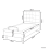 Beliani Adjustable Bed Boucle DUKE 80 x 200 cm (EU Small Single) Off-White 3