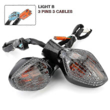 (Light Smoke 3PINS) Turn signal for Honda NC750 S/X/D - compatible with NC700X CBR500R