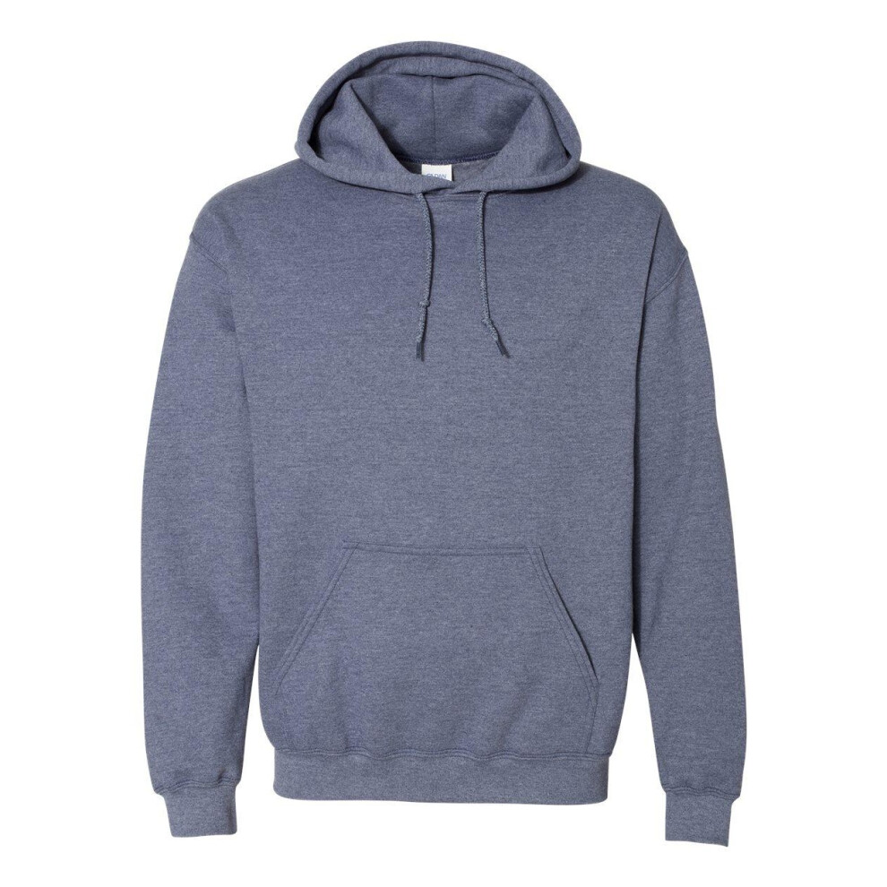 Gildan (S, Heather Sport Dark Navy) Heavy Blend Hooded Sweatshirt Blue,Multicoloured