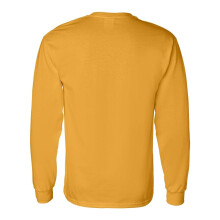 (L, Graphite Heather) Gildan Heavy Cotton Long Sleeve T-Shirt